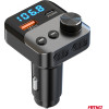 Amio - FM Transmitter �������� ����� FMT01 ���� ����������� ��� ��������� ���������� ��� ������� �� 1xUSB Type-A ��� 1xUSB Type-C ��� ��������� ���������� ��� ������� - 1 ���. (04647/AM) - (04647)