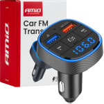 Amio - FM Transmitter �������� ����� FMT01 ���� ����������� ��� ��������� ���������� ��� ������� �� 2xUSB Type-A ��� ��������� ���������� ��� ������� - 1 ���. (04648/AM) - (04648)