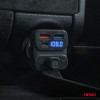 Amio - FM Transmitter �������� ����� FMT02 ���� ����������� 12-24V �� 2xUSB Type-A ��� 1xUSB Type-C ��� ��������� ���������� ��� ������� - 1 ���. (04649/AM) - (04649)