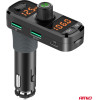 Amio - FM Transmitter �������� ����� FMT06 ���� ����������� 12-24V �� 2xUSB Type-A, 1xUSB Type-C ��� ������� microSD ��� ��������� ���������� ��� ������� - 1 ���. (04653/AM) - (04653)
