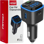 Amio - FM Transmitter ����������� 12/24V �� 1xUSB Type-A ��� 2xUSB Type-C - 1 ���. (04651/AM) - (04651)