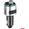 Amio - FM Transmitter ����������� 12/24V �� 2xUSB Type-A ��� ������� microSD - 1 ���. (04654/AM) - (04654)