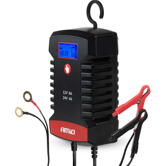 Amio - ��������� ��������� �������� PRO AGM GEL LiFePo4 (LFP) ���� ����������� 12/24V ������ �������� 8A �� ������ ��� ��������� ���������� ��� ������� - 1 ���. (04533/AM) - (04533)