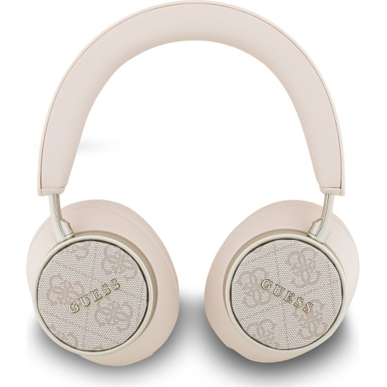 GUESS PU Leather 4G Classic Logo ENC Wireless Headphone Pink - (GUBHC15P4MRSCP)