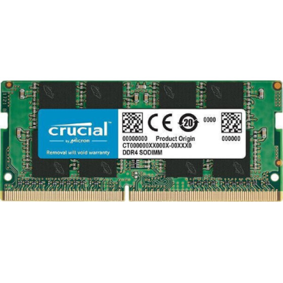 CRUCIAL RAM SODIMM 8GB DDR4, 3200MHz, CL22, 2YW. - (CB8GS3200)
