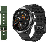 ULEFONE smartwatch Armor Watch Pro, 2x ��������, heart rate, 1.50'' AMOLED, GPS, 5 ���/IP68/IP69K/MIL-STD-810H, ����� - (ARMORWATCHPRO-BK)