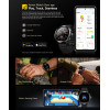 ULEFONE smartwatch Armor Watch Pro, 2x ��������, heart rate, 1.50'' AMOLED, GPS, 5 ���/IP68/IP69K/MIL-STD-810H, ����� - (ARMORWATCHPRO-BK)