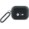 BMW Case Carbon Metal Logo for AirPods Pro 3 black - (BMAP3WMPUCA2)