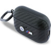 BMW Case Carbon Metal Logo for AirPods Pro 3 black - (BMAP3WMPUCA2)