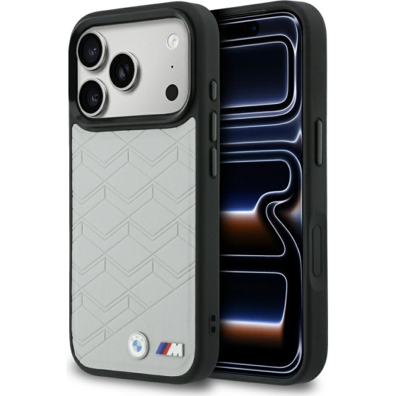 BMW Case M Shape Logo MagSafe for iPhone 17 Pro grey - (BMHMP17L25PCSSPG)
