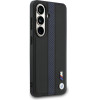 BMW Case Perforated Stripe Logo MagSafe for Samsung Galaxy S26 blue - (BMHMS26S25PCPSKB)