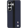 BMW Case Perforated Stripe Logo MagSafe for Samsung Galaxy S26 Ultra navy blue - (BMHMS26L25PCPSVK)