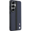 BMW Case Perforated Stripe Logo MagSafe for Samsung Galaxy S26 Ultra navy blue - (BMHMS26L25PCPSVK)