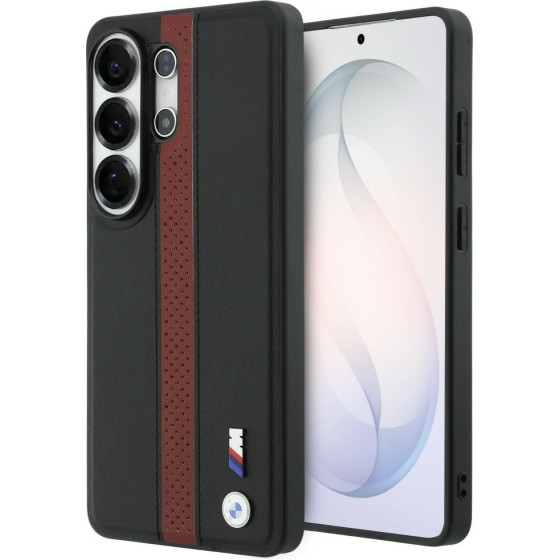 BMW Case Perforated Stripe Logo MagSafe for Samsung Galaxy S26 Ultra red - (BMHMS26L25PCPSKR)