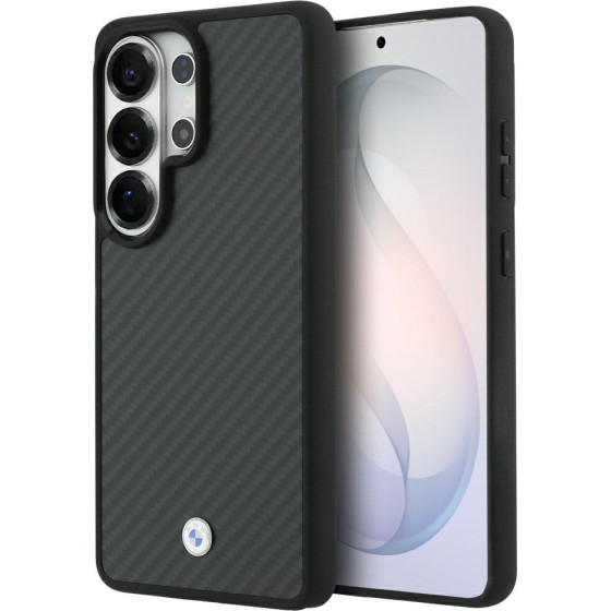 BMW Case Sign Magnetic Carbon Fiber MagSafe for Samsung Galaxy S26 Ultra black - (BMHMS26L24CFSIMMK)