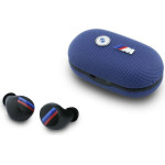BMW Headphones Bluetooth TWS Metal Logo ENC blue - (BMTWST18CPMEB)