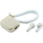 GUESS Earphones TWS Pearl Strap beige - (GUTWSLD2HSPEE)