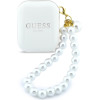 GUESS Earphones TWS Pearl Strap white - (GUTWSLD2HSPEH)