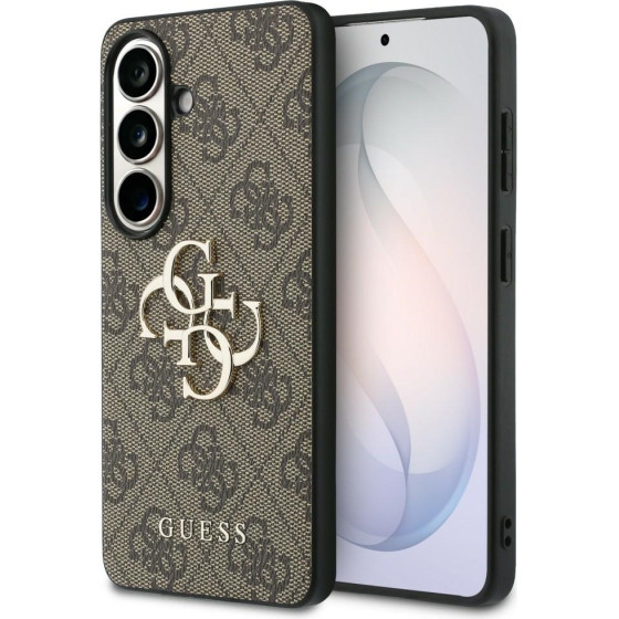 Guess Etui 4G Big Metal Logo do Samsung Galaxy S26 Plus brazowy - (GUHCS26M4GMGBR)