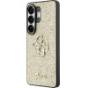 Guess Etui Fixed Glitter Big 4G Metal Logo do Samsung Galaxy S26 Ultra zloty - (GUHCS26LHG4SGD)