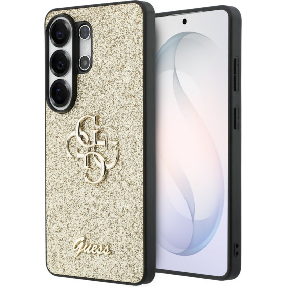 Guess Etui Fixed Glitter Big 4G Metal Logo do Samsung Galaxy S26 Ultra zloty - (GUHCS26LHG4SGD)