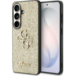 Guess Etui Fixed Glitter Big 4G Metal Logo do Samsung Galaxy S26 zloty - (GUHCS26SHG4SGD)