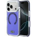 Lacoste Shockproof Transparent Frosted MagSafe Case for iPhone 17 Pro Max marine - (LCHMP17XUGCOV)