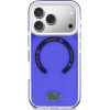 Lacoste Shockproof Transparent Frosted MagSafe Case for iPhone 17 Pro Max marine - (LCHMP17XUGCOV)