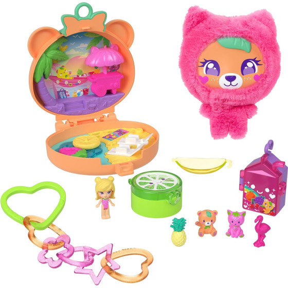 Mattel Polly Pocket: Polly Pocket Mini Dolls 1 - Polly Mini Plush Teddy Bear (JKC79)