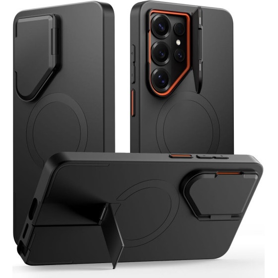 Tech-Protect Kevlar Aura Magsafe Galaxy S26 Ultra BLACK/ORANGE