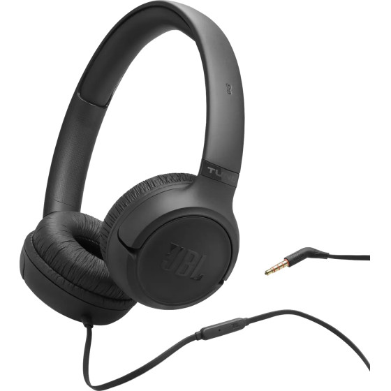 JBL Wired Headphones Tune 530 Black - (JBLT530BLK)