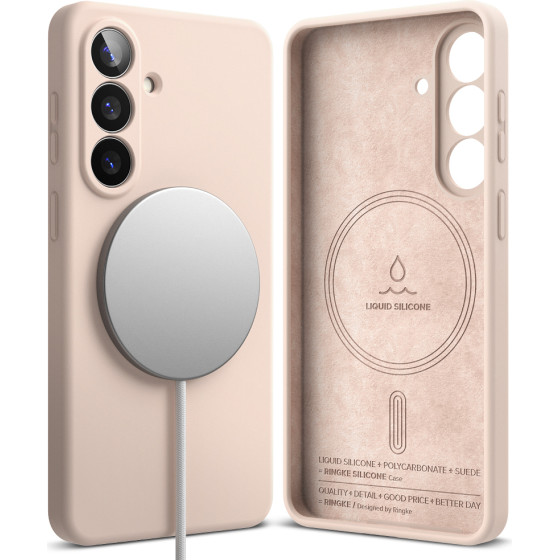Ringke - Silicone Magsafe - Samsung Galaxy S26 - Pink Sand