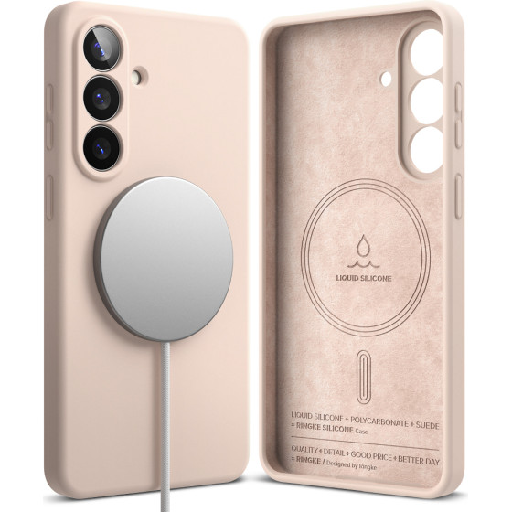 Ringke - Silicone Magsafe - Samsung Galaxy S26 Plus - Pink Sand