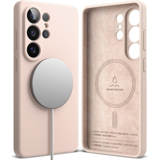 Ringke - Silicone Magsafe - Samsung Galaxy S26 Ultra - Pink Sand