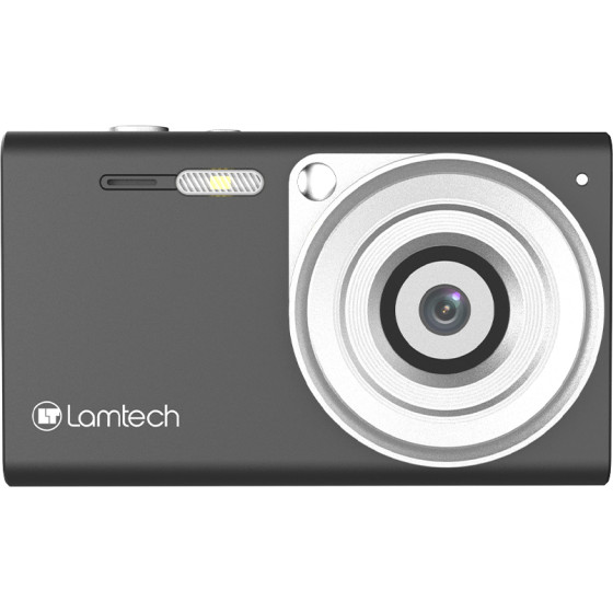 Lamtech 48MP Slim Digital Camera Black - (LAM981050)