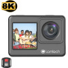 Lamtech 8K Eis Dual Screen Wifi Action Camera With Remote Control Black - (LAM981067)