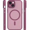 TFO Mag Matt Case For Iphone 15 6,1'' maroon