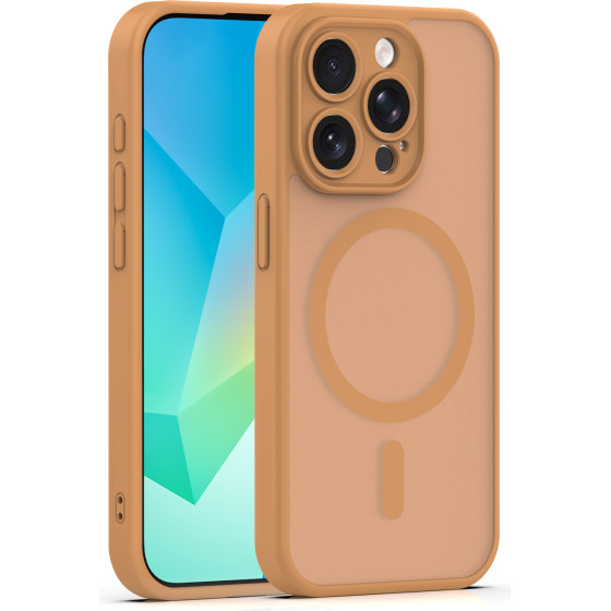 TFO Mag Matt Case For Iphone 15 Pro 6,1'' brown