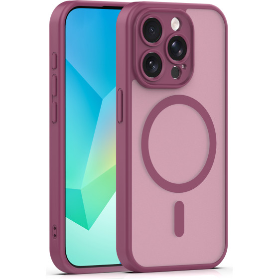 TFO Mag Matt Case For Iphone 15 Pro 6,1'' maroon