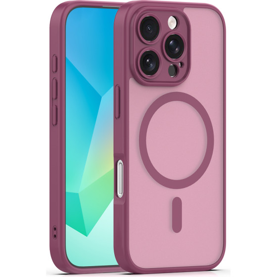TFO Mag Matt Case For Iphone 16 Pro 6,3'' maroon