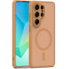 TFO Mag Matt Case For Samsung S25 Ultra brown