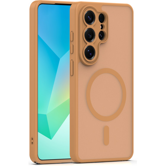 TFO Mag Matt Case For Samsung S25 Ultra brown