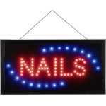 GloboStar Sign ������������ ��������� ������ �������� / �������� Nails Led 5W 150lm 35� Ac 220-240V IP20 ��������� - ����� - �48 x �2 x �25cm - 2 ������ ������� - (75692)