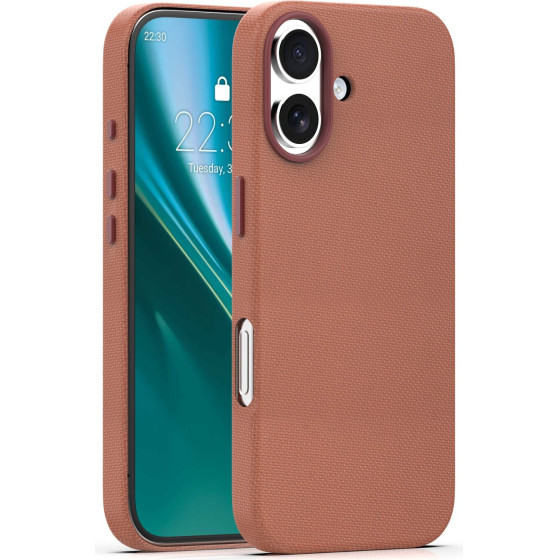 Etteri Elegant Mag case for iPhone 16 6,1'' brown
