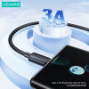 USAMS ������� USB-C �� USB US-SJ693, 3A, 480Mbps, 2m, ����� - (SJ693USB01)