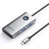 Orico Docking Station Type-C - HDMI x 1, USB-C x 1, USB3.0 x 2, USB-C PD100W x 1, LAN x 1 (1Gbps) - (PW11-6PCR-GY-EP)