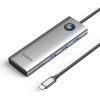Orico Docking Station Type-C - HDMI x 1, VGA x 1, USB3.0 x 3, USB-C PD100W x 1, LAN x 1 (1Gbps), SD/TF - (PW11-9P-GY-EP)