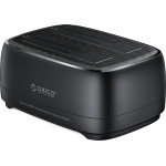 Orico Storage - HDD/SSD Dock - 2 BAY Offline Clone 2.5/3.5 USB-C/USB-A - DD28C3-C - (DD28C3-C-EU-BK-BP)