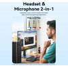 Vention USB Sound card 1-Port 0.25M Gray - (CVFHC)