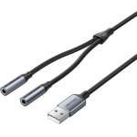 Vention USB Sound card 2-Port 0.25M Gray - (CVHHC)